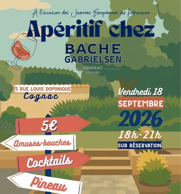 Apéritif du patrimoine à la Maison Bache-Gabrielsen