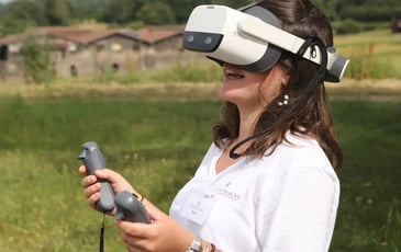 Visite guidée du temple en réalité virtuelle