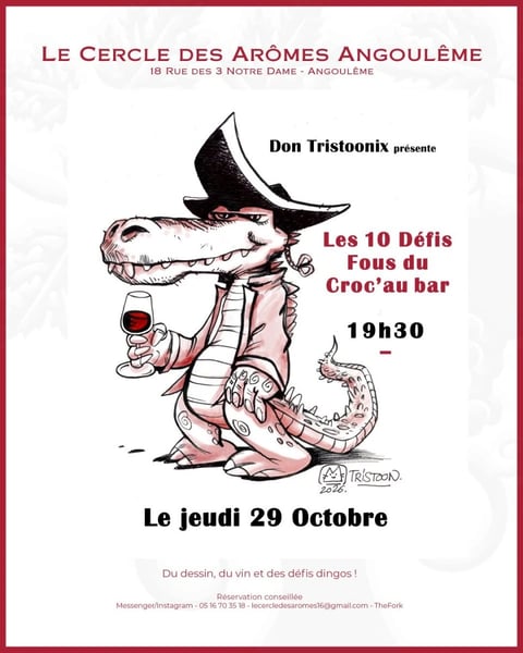 Le cercle des arômes – Les défis du croc’au bar